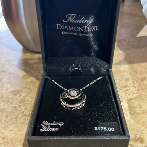 Necklace floating Diamonluxe - Picture 2 of 5